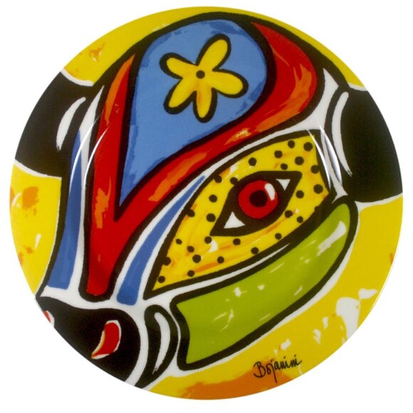 4/4" Dessert Plates Set – Carnival Collection $75  From Bojanini Art Gallery - Picture 1 of 2